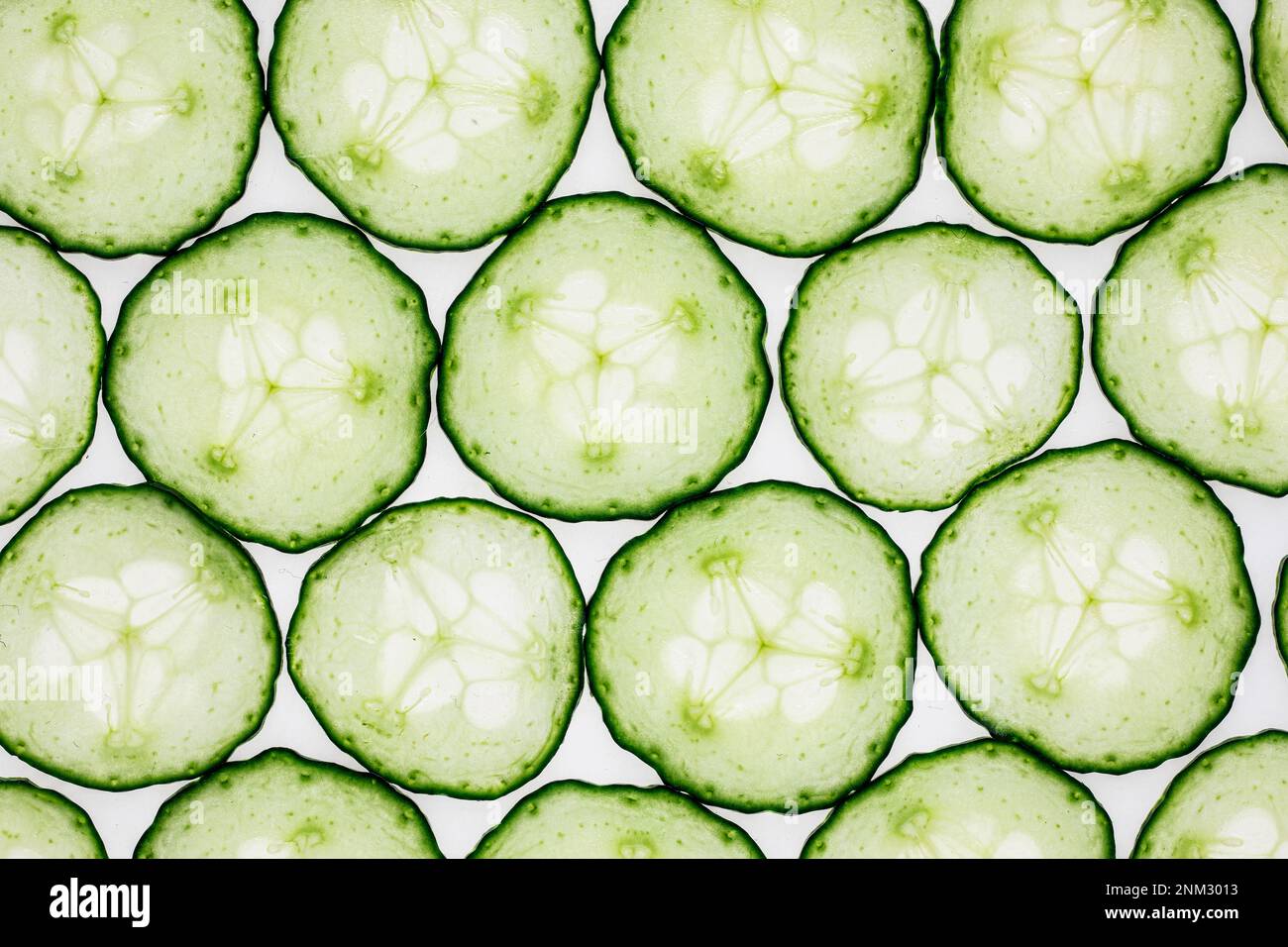 Cucumber, texture, backlight, wallpaper, abstract, healthy, background Stock Photo