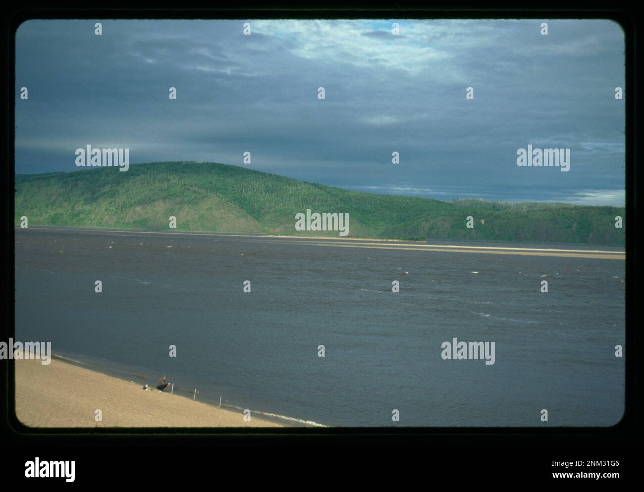 Amur River, view northeast, Komsomol'sk-na-Amure, Russia. Brumfield photograph collection. Rivers,Russia Federation,2000-2010. , Russia Federation,Khabarovskii krai,Komsomol sk-na-Amure. Stock Photo