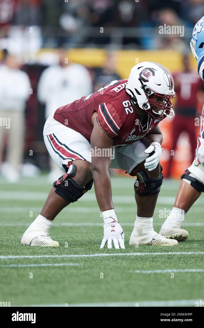 South Carolina Gamecocks offensive lineman Tyshawn Wannamaker (62