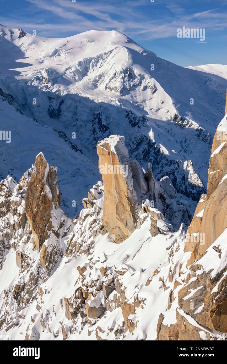 France aiguille du midi hi-res stock photography and images - Alamy