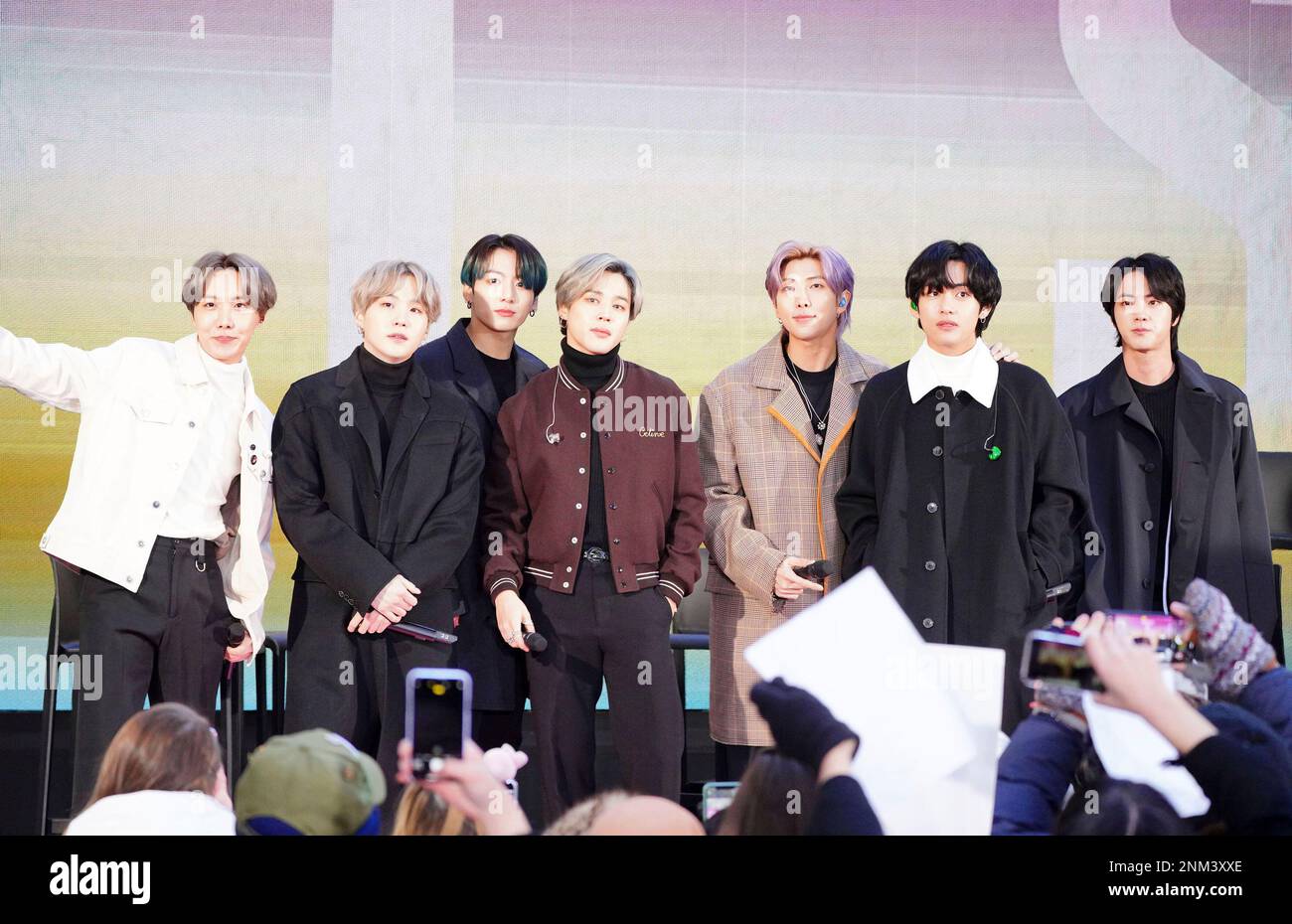 BTS pictured in New York City as they promote Map Of The Soul Persona