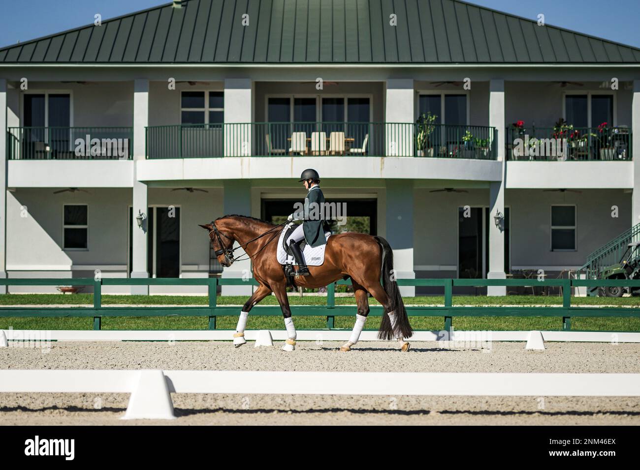 Image showcasing private facility in horse paradise Wellington Florida USA Stock Photo ...
