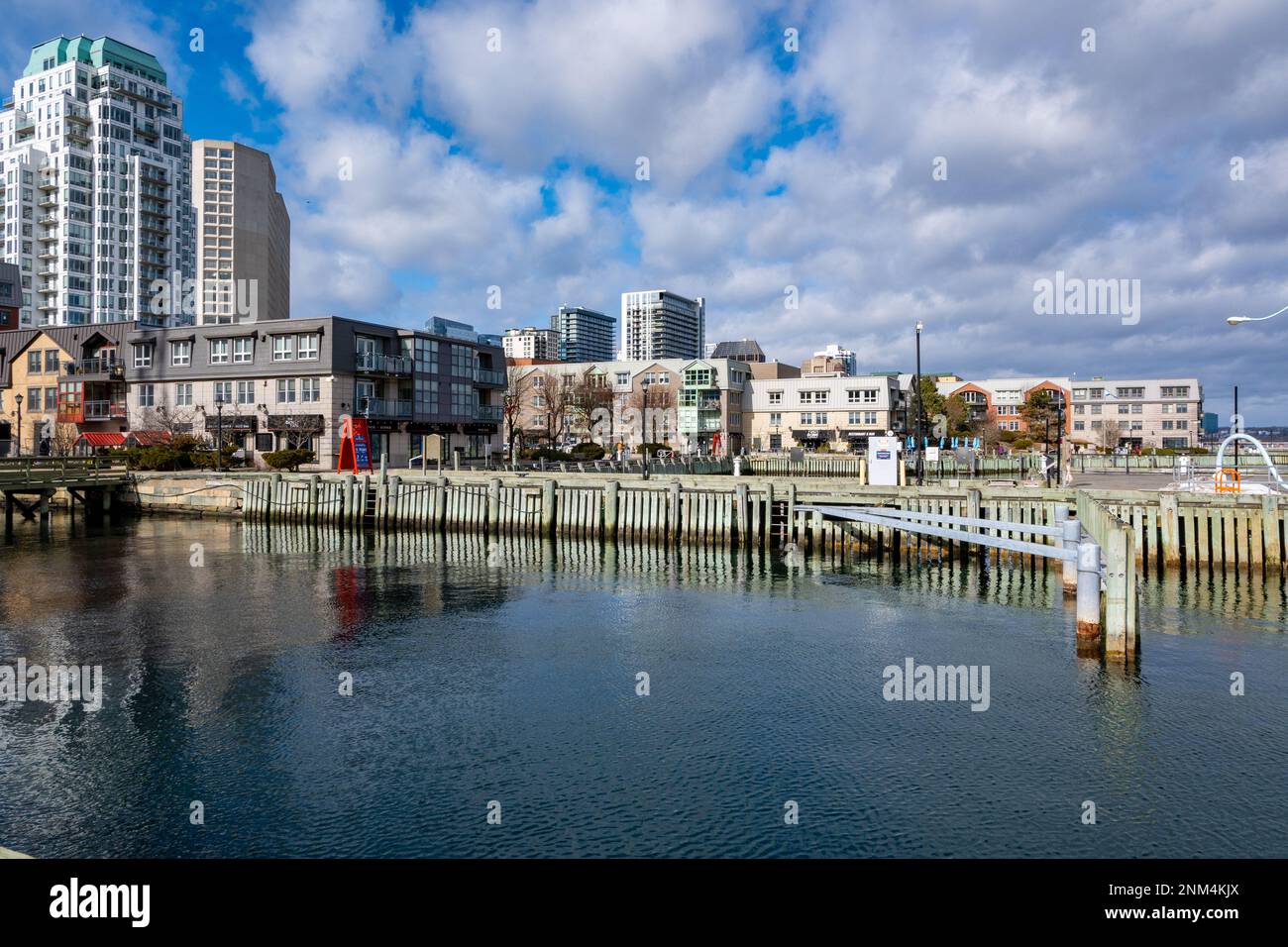 Halifax, waterfront boardwalk Stock Photo