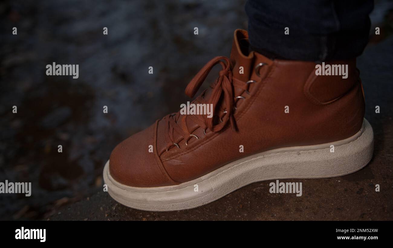 Wet leather hires stock photography and images Alamy