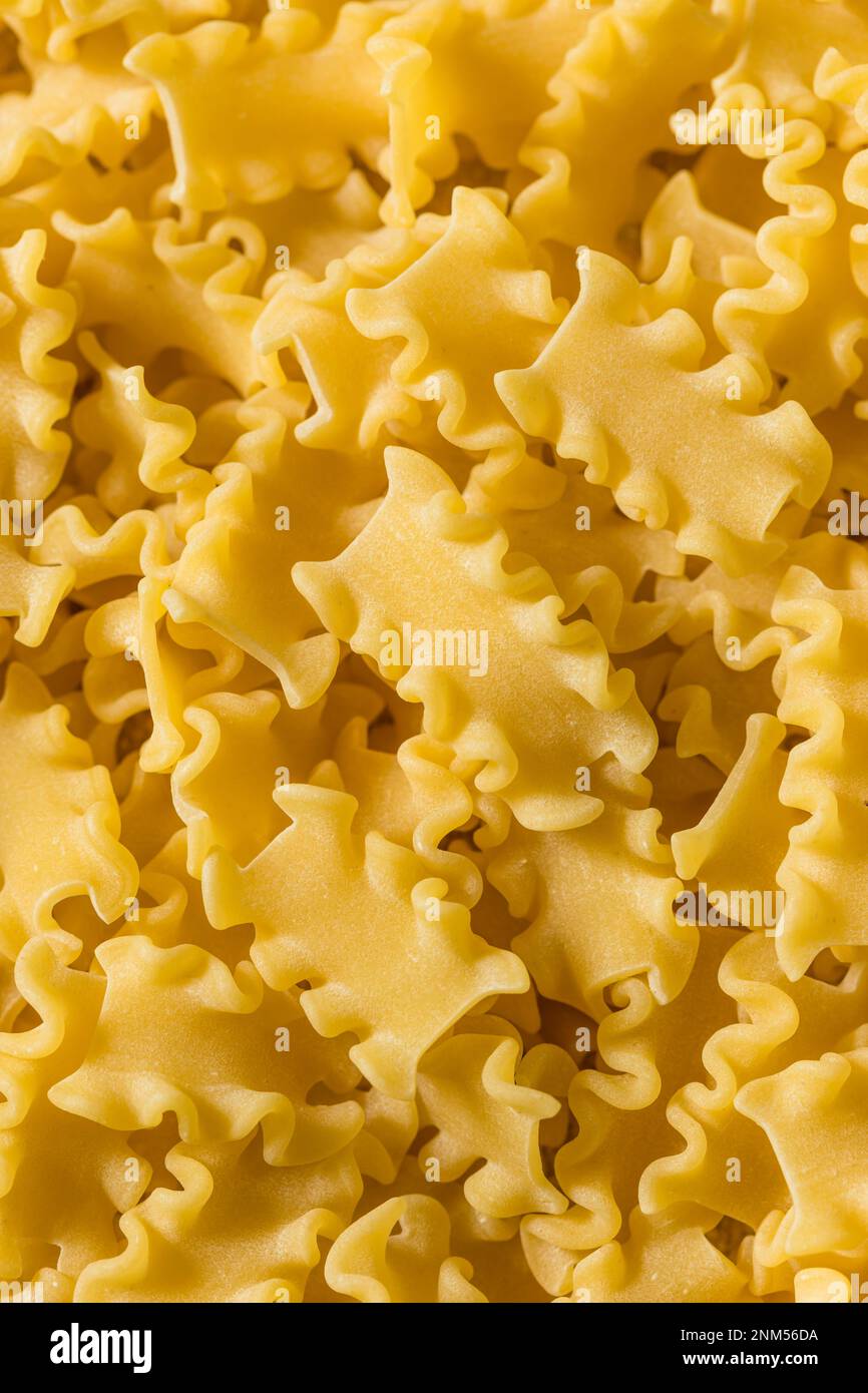 Dry Organic Mafalda Corta Pasta Noodle Ready to Cook Stock Photo Alamy