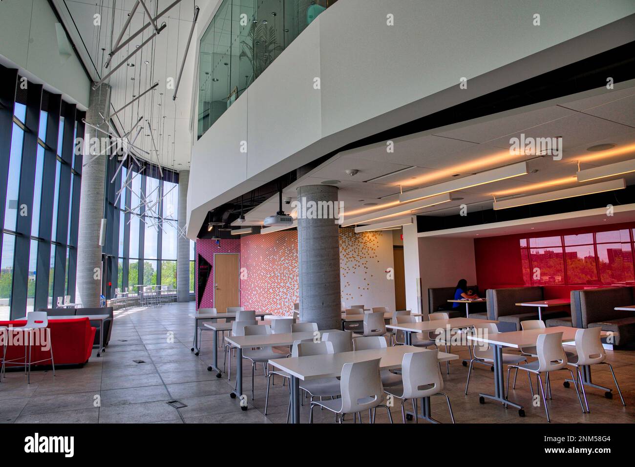 Toronto, Ontario / Canada - May 28, 2017: Modern office cafeteria Stock Photo