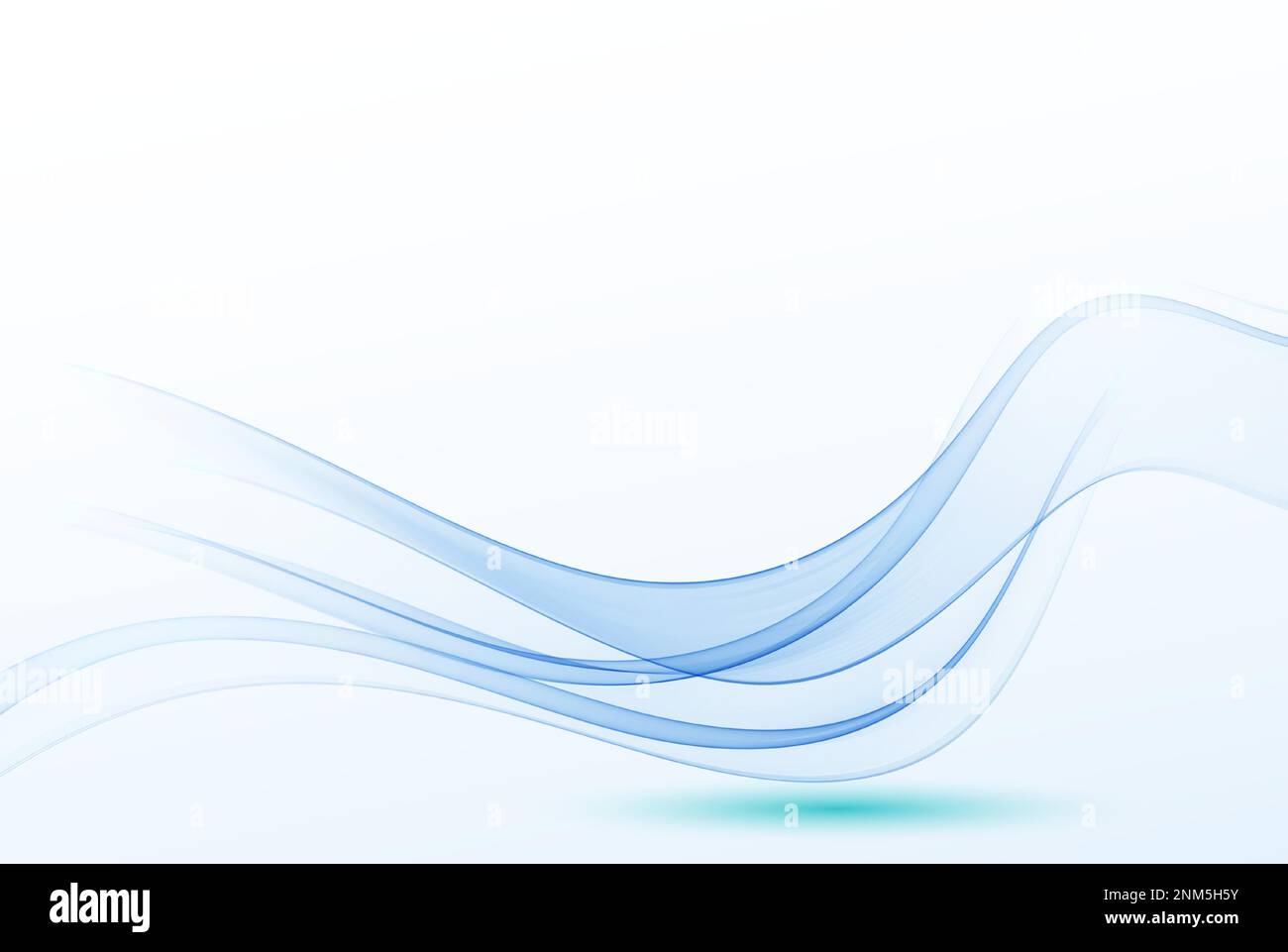 Abstract smooth wave blue vector. Flow curve blue motion illustration ...
