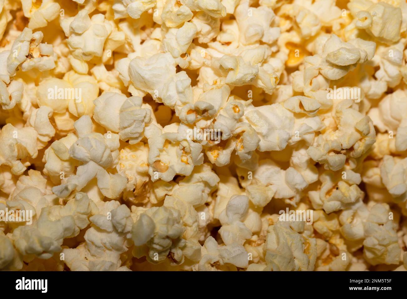 Heatprocessed popcorn, straight from the microwave Stock Photo Alamy