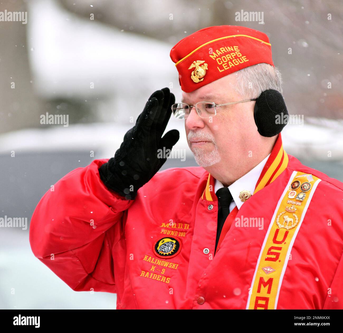 Tim Dibble, past commandant of the Pvt. Henry Kalinowski Marine Corps