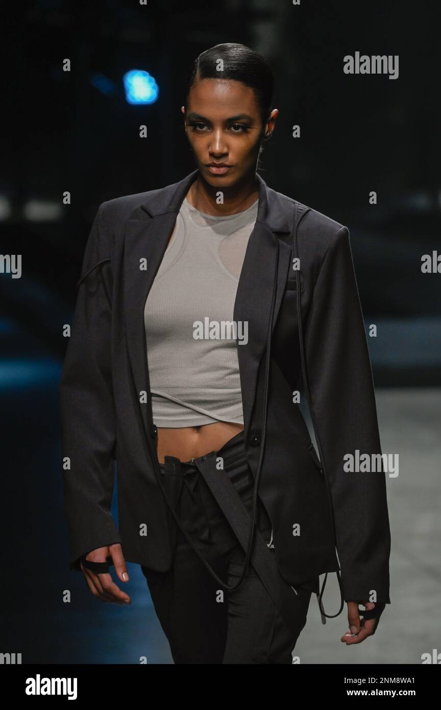 Milan, Italy. 24th Feb, 2023. Milan, Woman Fashion Week, Fall Winter