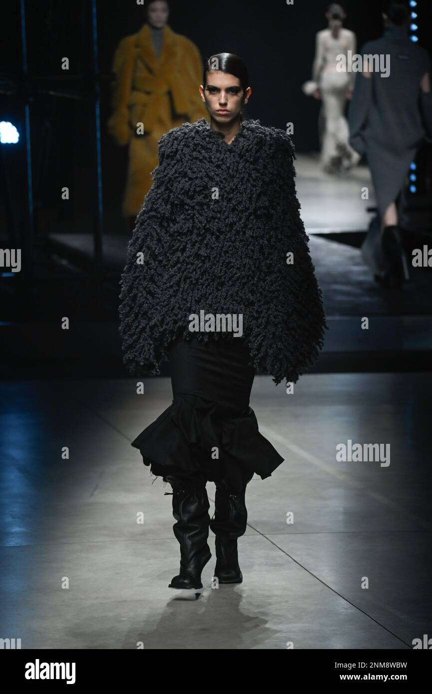 Milan, Italy. 24th Feb, 2023. Milan, Woman Fashion Week, Fall Winter ...