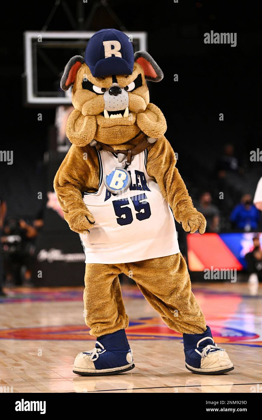 LAS VEGAS, NV - NOVEMBER 23: The Butler mascot during the second round ...