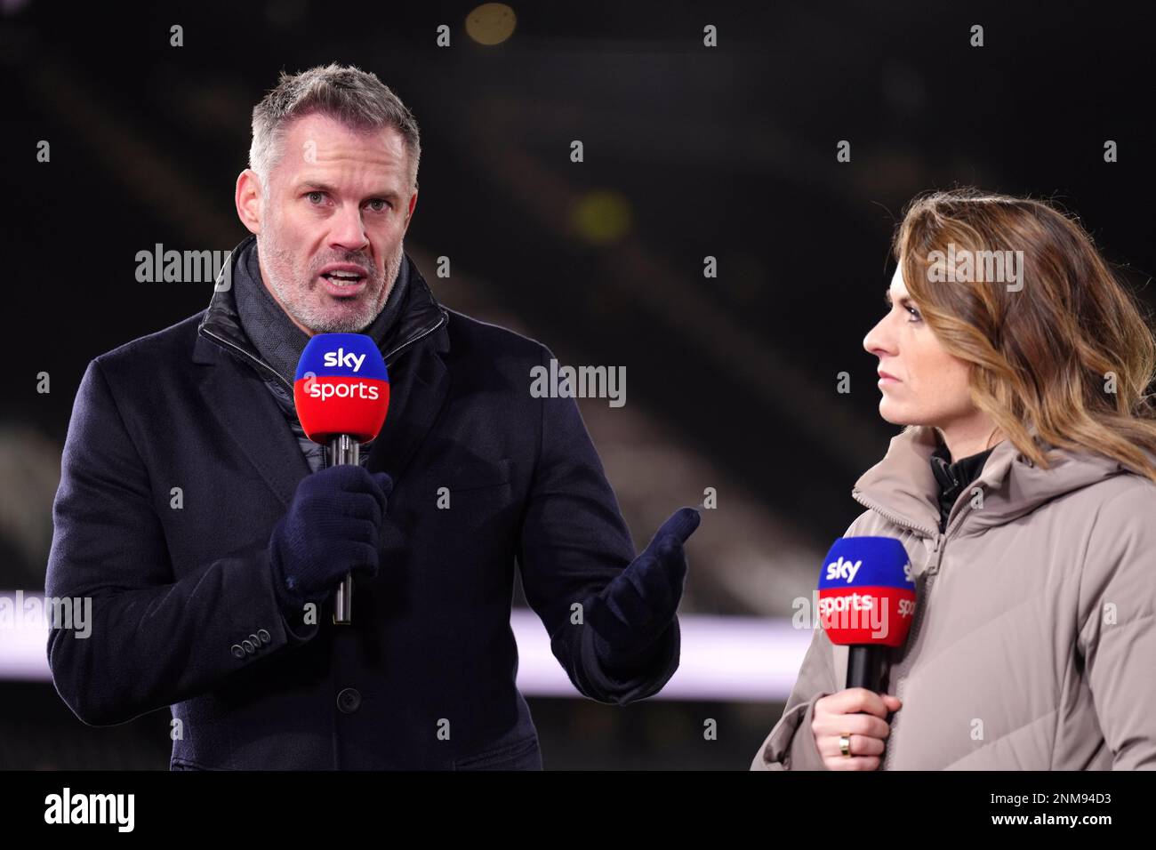 sky-sports-pundits-jamie-carragher-and-karen-carney-during-the-premier