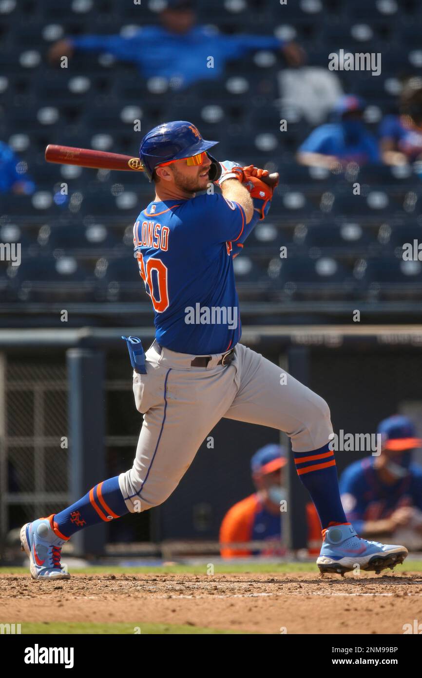 Ny Mets Pete Alonso during a baseball game against the Washington ...