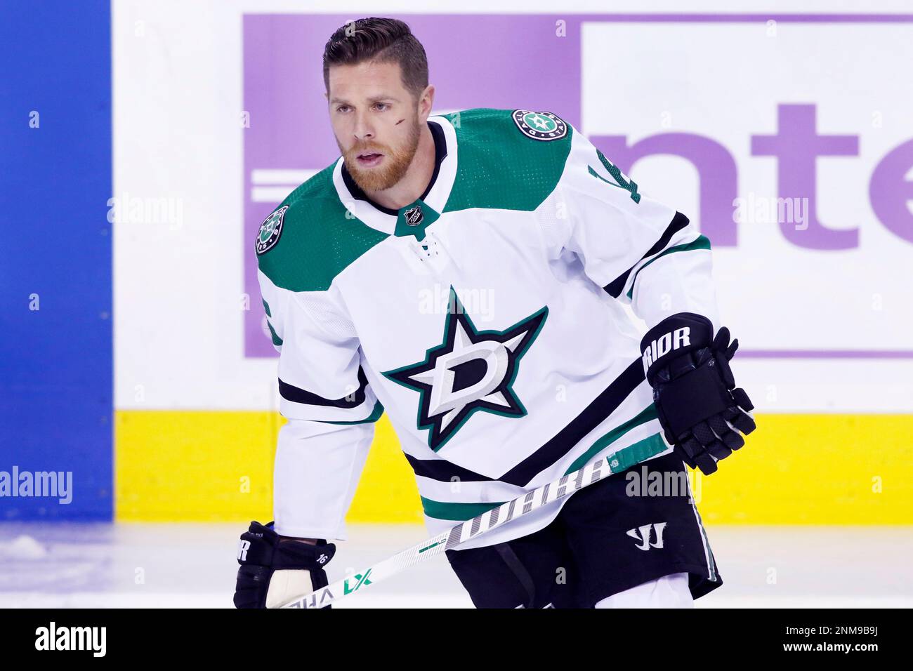 NHL profile photo on Dallas Stars player Joe Pavelski at a game against the  Calgary Flames in Calgary, Alta. on April 21, 2022. (Larry MacDougal via AP  Stock Photo - Alamy