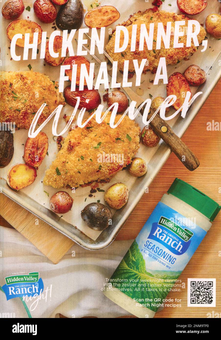 "Taste of Home" Feb./Mar. 2023 magazine advert, United States Stock