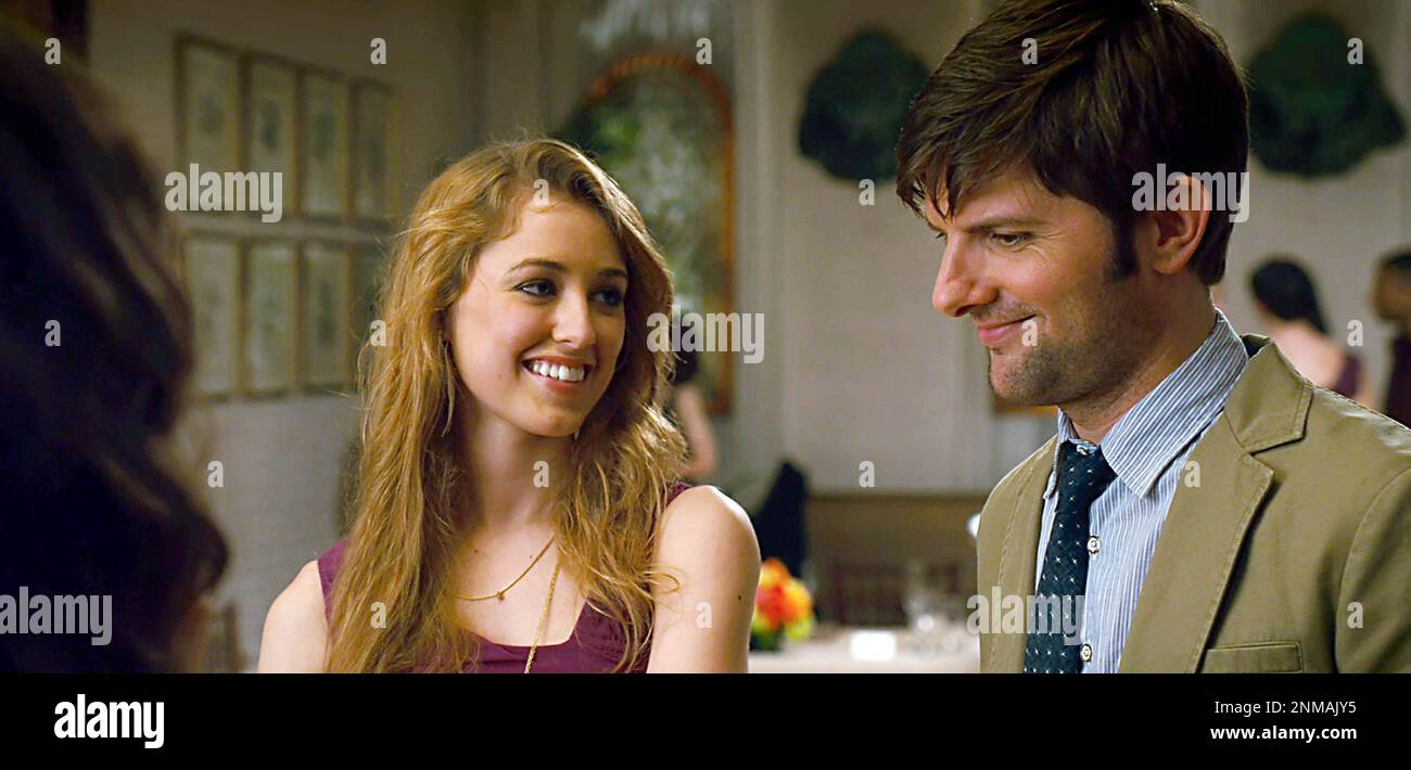 New York, NY, USA. Adam Scott in the promo for the ©Gary Sanchez  Productions new film: Bachelorette (2012). Plot: Three friends are asked to  be bridesmaids at a wedding of a woman, image size:1300x710