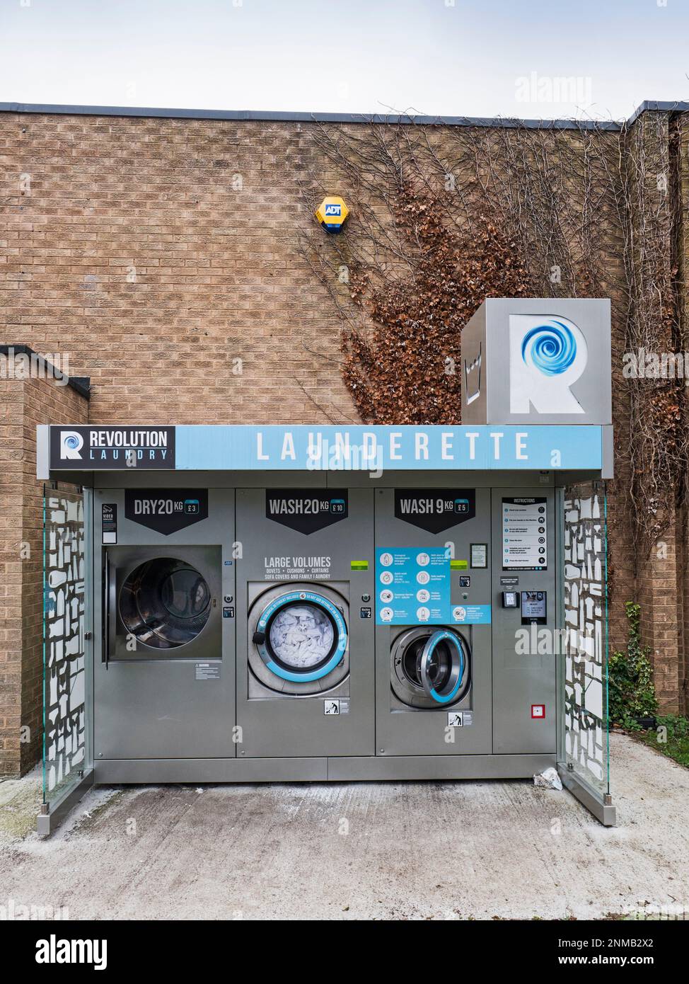 Open air laundrette, UK Stock Photo Alamy