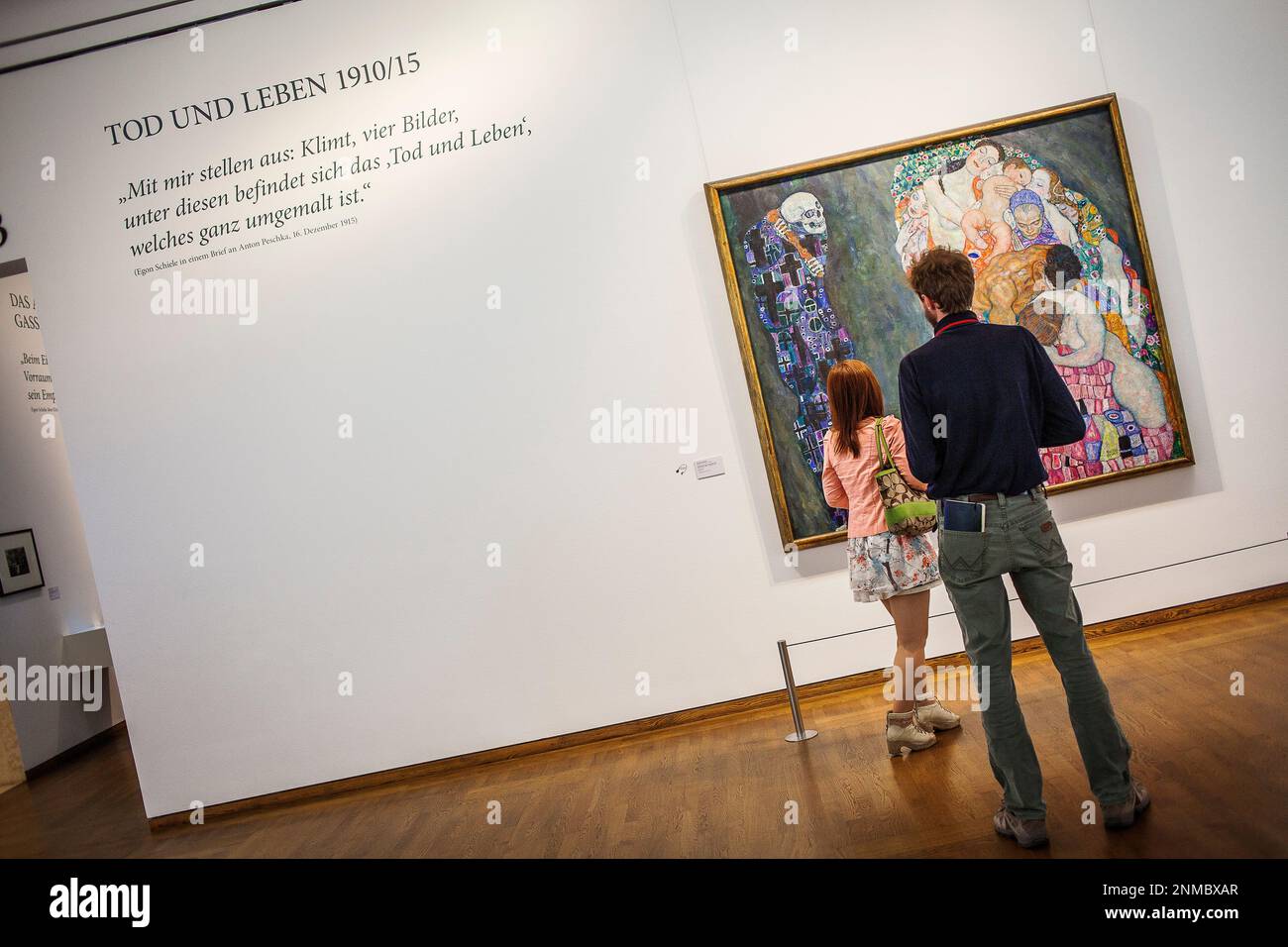 Tod und Leben,oil on canvas,Gustav Klimt,Leopold