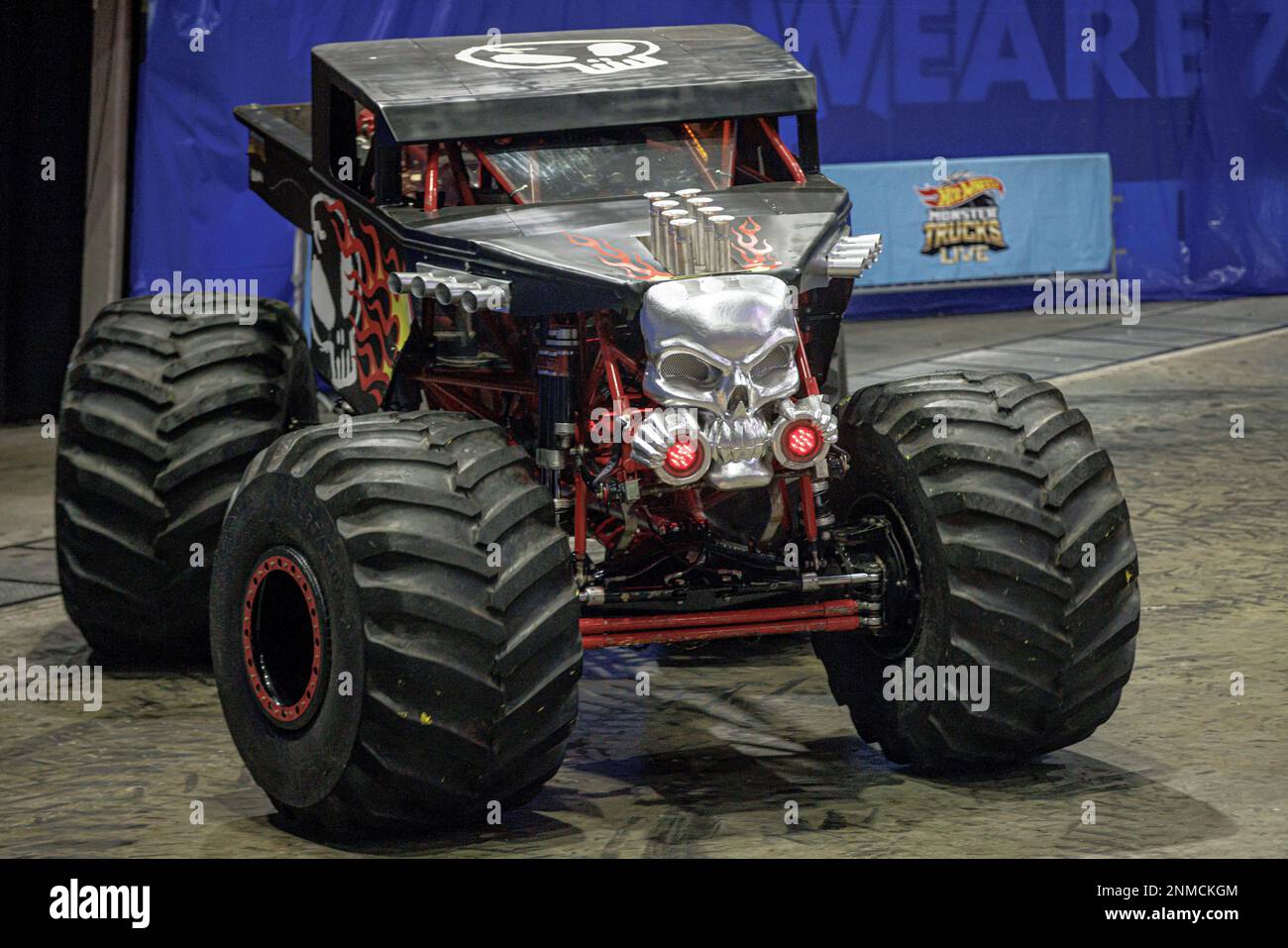 NORFOLK, VA - OCTOBER 31: Monster Truck Bone Shaker driven by Cody