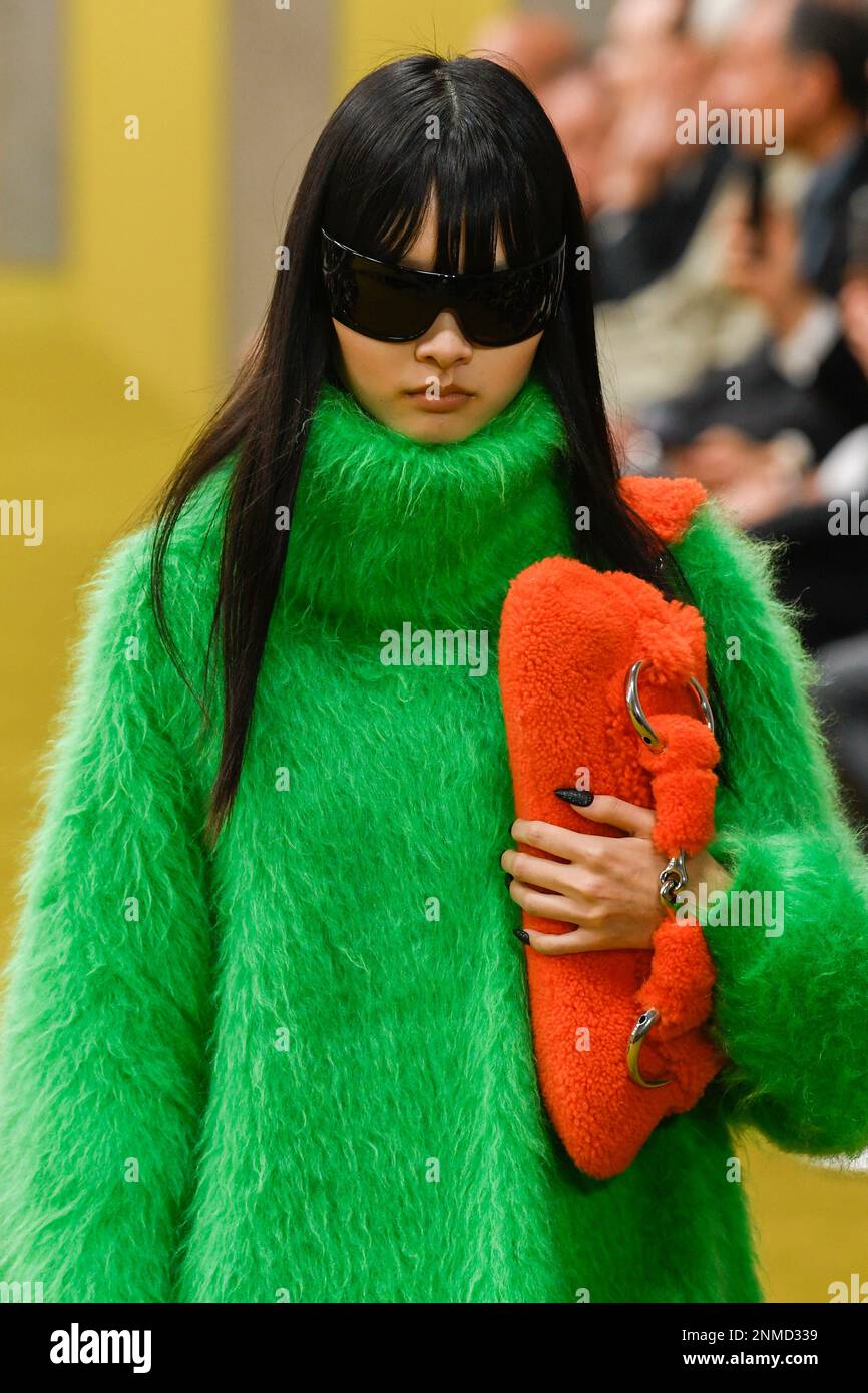 Milan, Italien. 24th Feb, 2023. GUCCI FallWinter 20232024 Runway