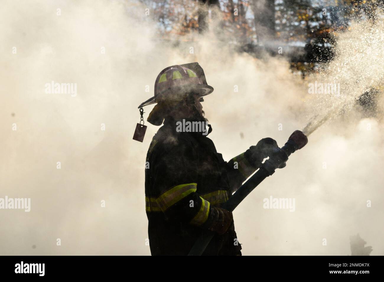 Marlboro Fire Department douse a fire at 614 Stratton Road, in Marlboro