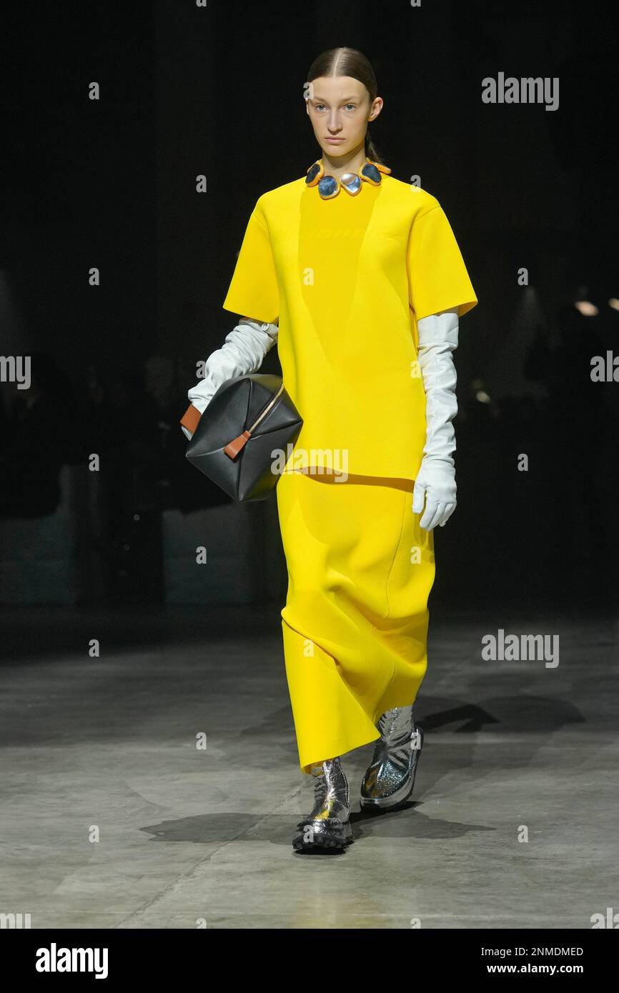 Milan, Italy. 24th Feb, 2023. Milan, Milan Fashion Week, fall winter