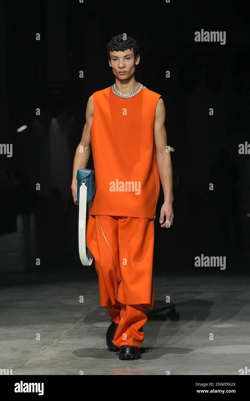 Milan, Italy. 24th Feb, 2023. Milan, Milan Fashion Week, fall winter