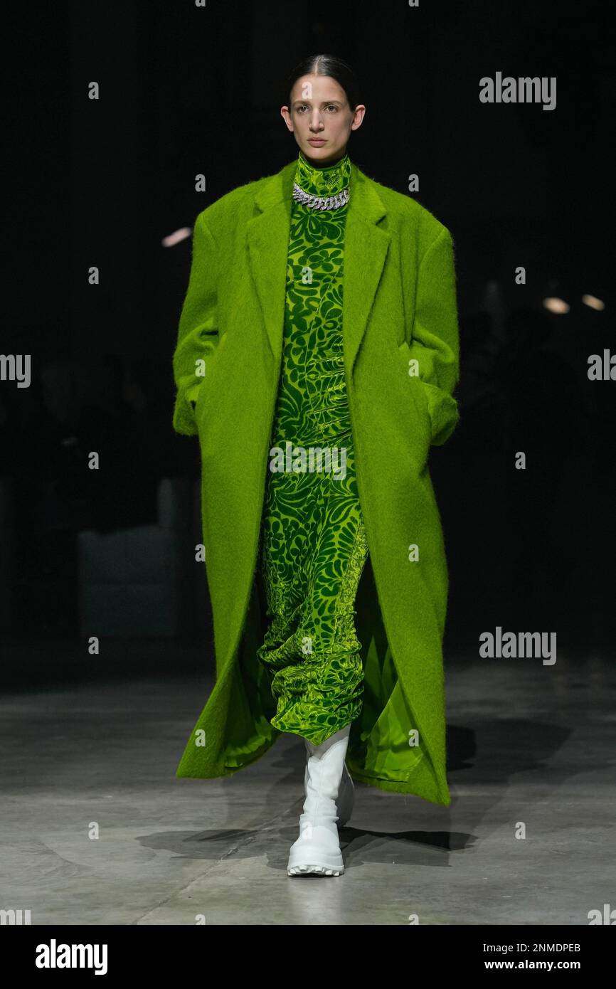 Milan, Italy. 24th Feb, 2023. Milan, Milan Fashion Week, fall winter