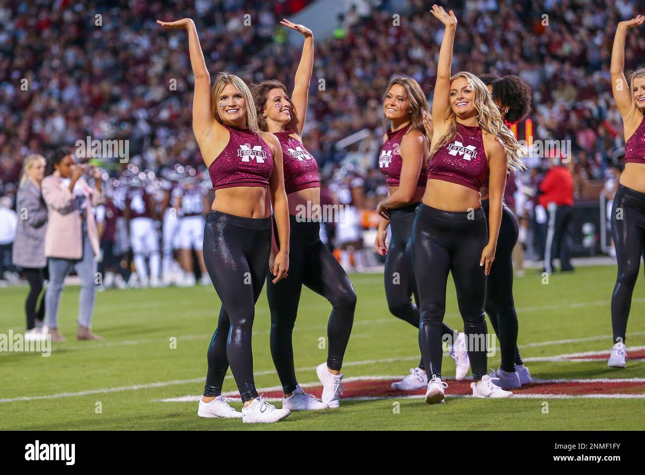starkville-ms-october-16-members-of-the-mississippi-state-dance-team-wave-to-the-crowd-following-their-performance-during-the-game-between-the-mississippi-state-bulldogs-and-the-alabama-crimson-tide-on-october-16-2021-at-davis-wade-stadium-in-starkville-ms-photo-by-chris-mcdillicon-sportswire-icon-sportswire-via-ap-images-2NMF1FY.jpg