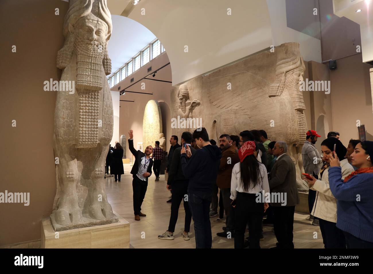 Baghdad, Iraq. 24th Feb, 2023. People Visit The Iraq Museum In Baghdad ...