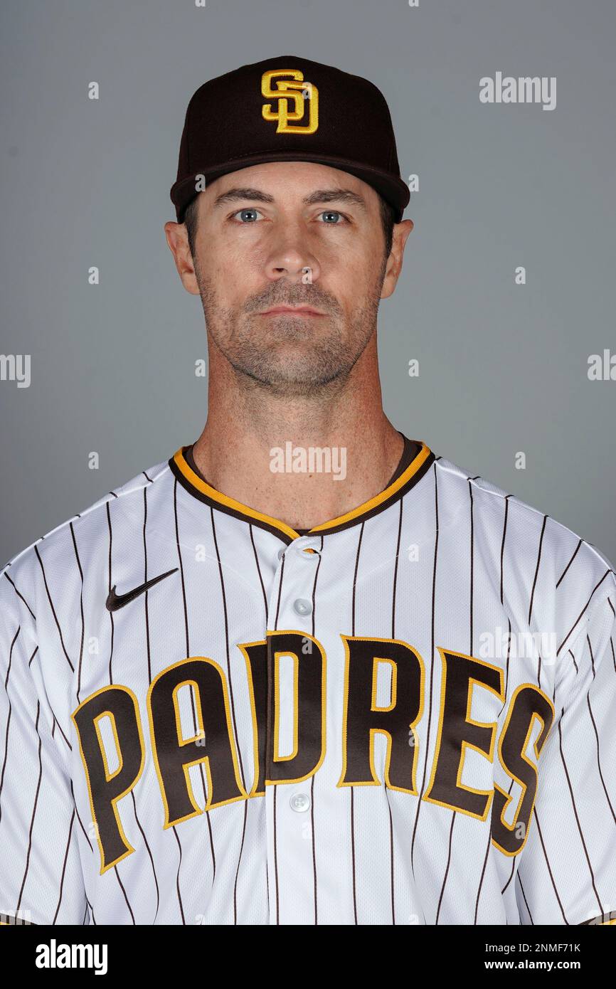 This is a 2023 photo of Cole Hamels of the San Diego Padres baseball team.  This image reflects the San Diego Padres active roster as of Thursday, Feb.  24, 2023, when this