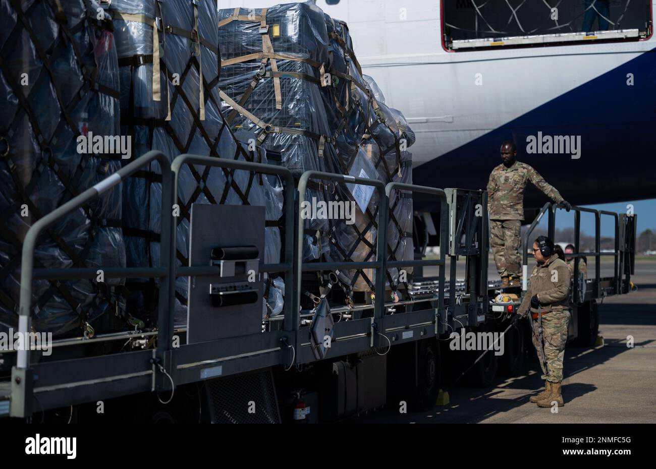 Airmen assigned to the 633rd Logistic Readiness Squadron prepare to ...