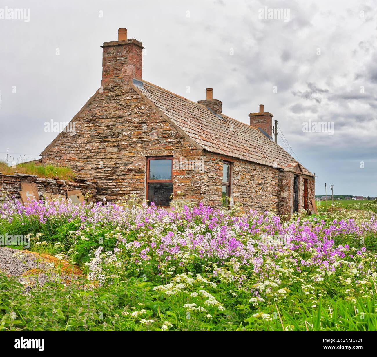 Stone House, Caithness, Scotland, Great Britain Stock Photo Alamy