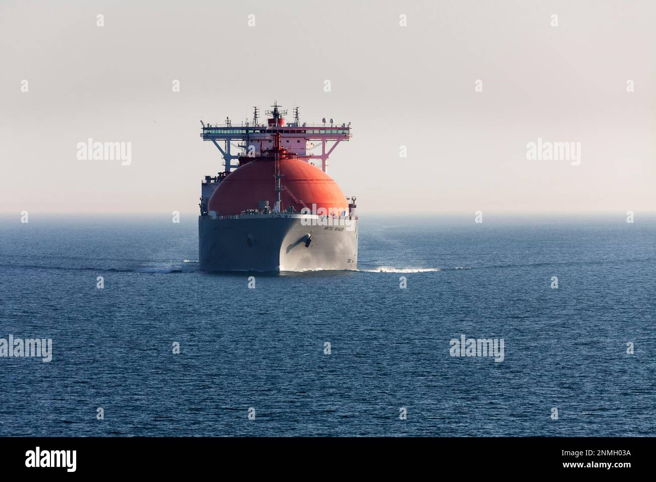 Gas tanker, ship, English Channel Stock Photo Alamy