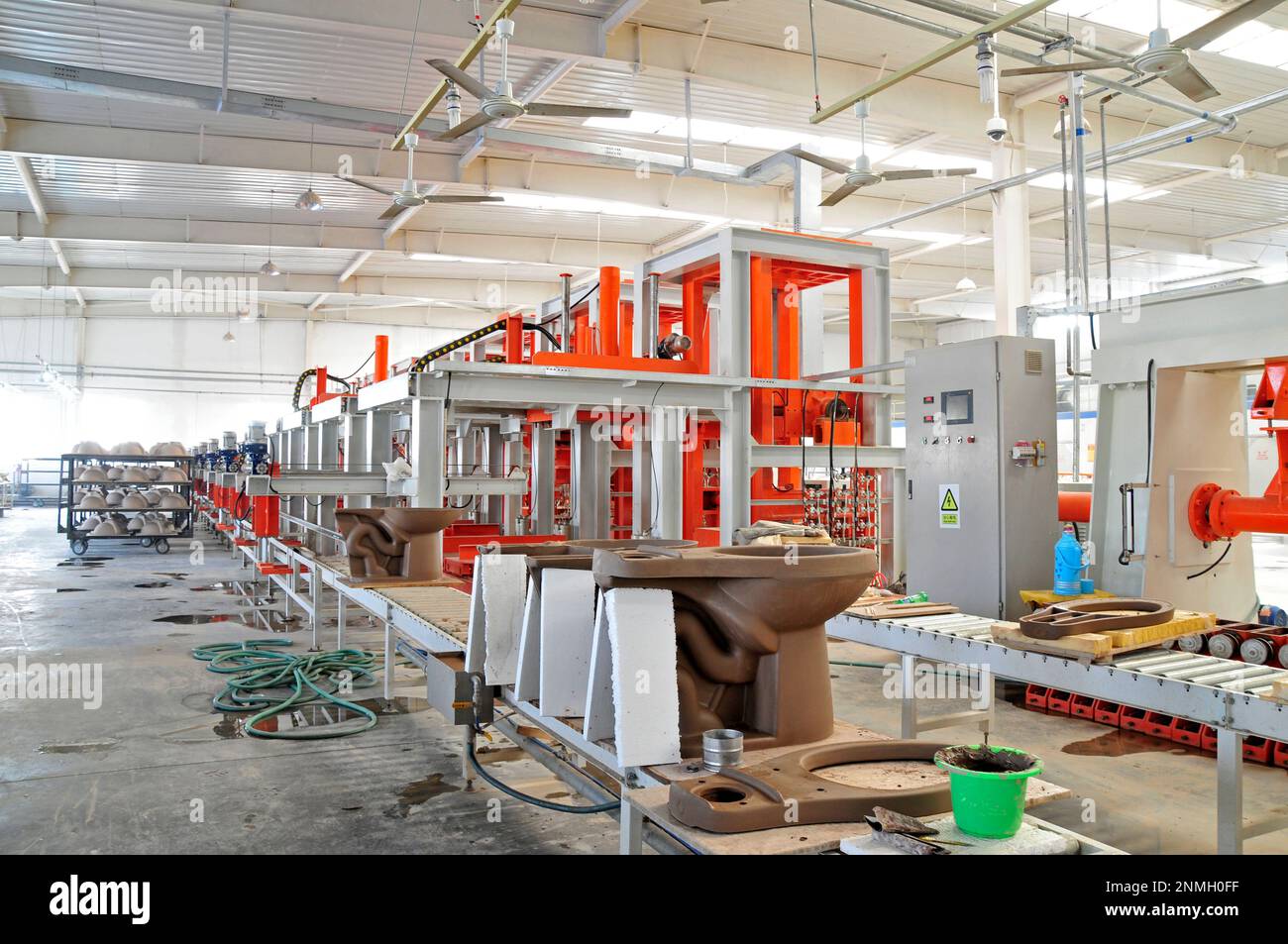 Ceramic factory equipment Stock Photo Alamy