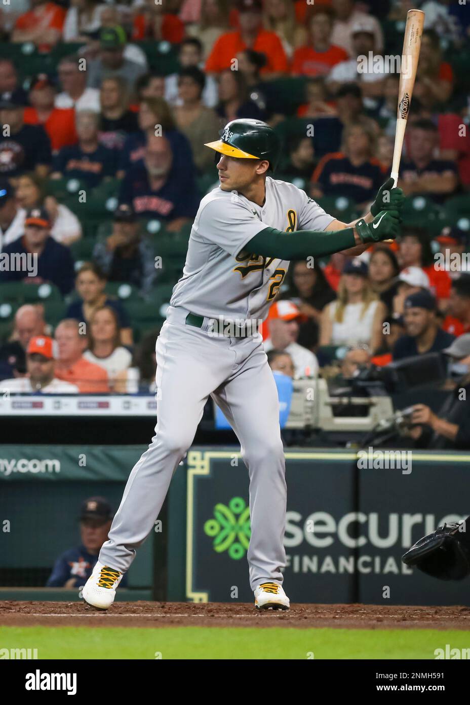 HOUSTON, TX OCTOBER 03 Oakland Athletics designated hitter Matt