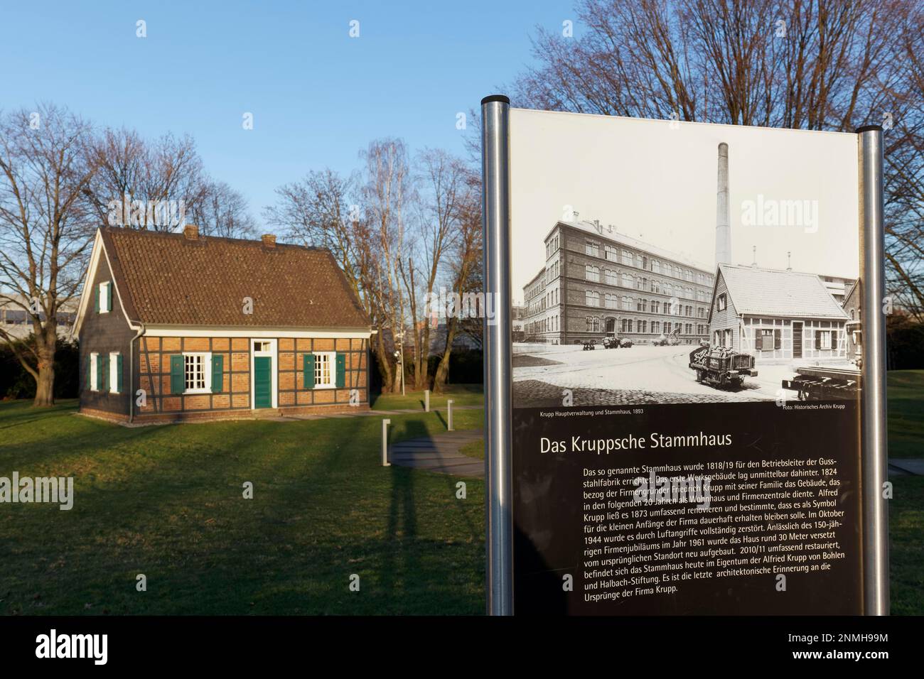 Historic headquarters of the Krupp Company, ThyssenKrupp Quarter, Essen, Ruhr Area, North Rhine