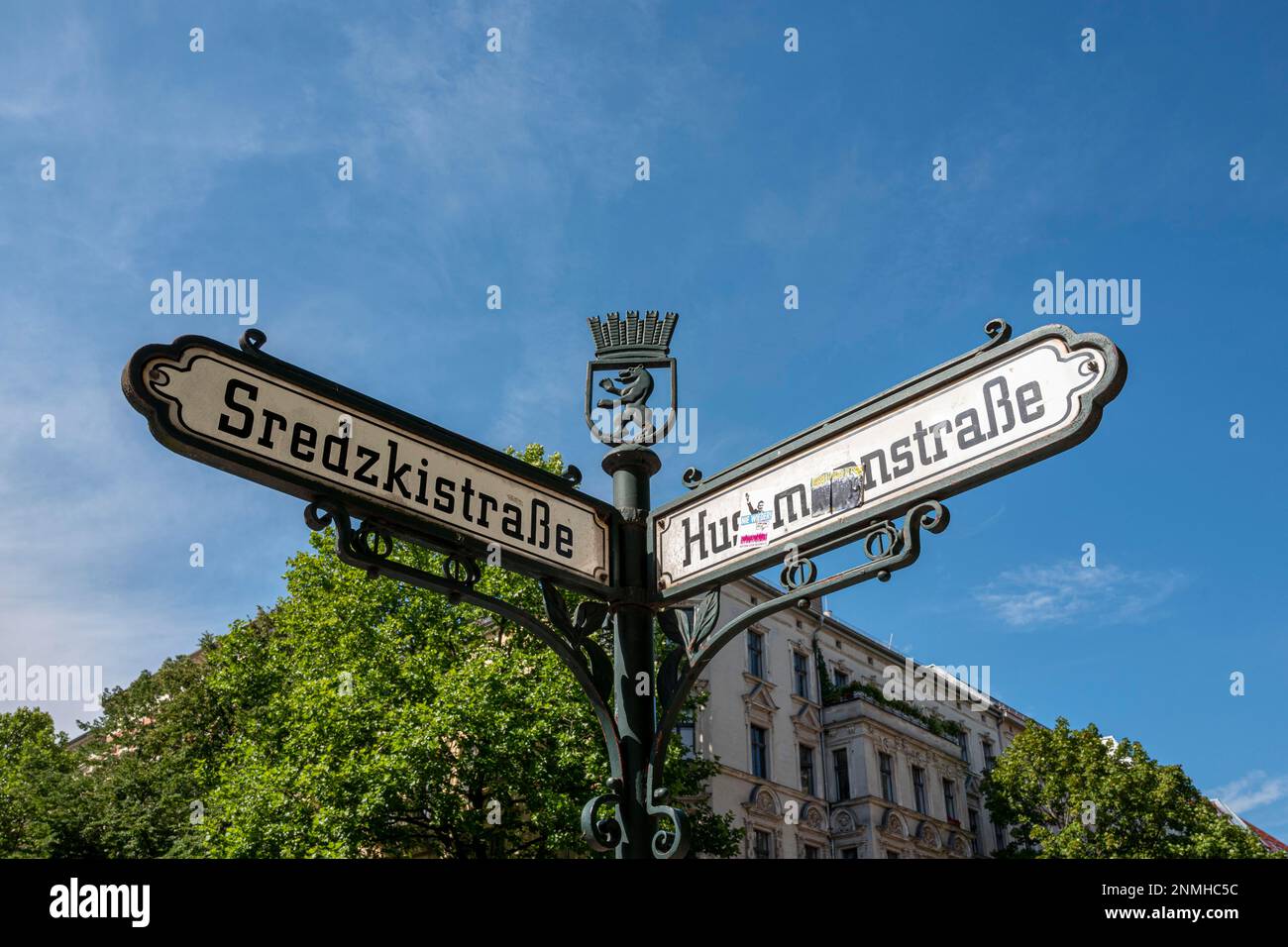 Historical street sign, Prenzlauer Berg, Berlin, Germany Stock Photo ...