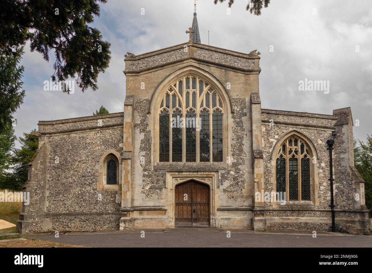 Front view of St Mary's Church, Chesham, Buckinghamshire, England Stock