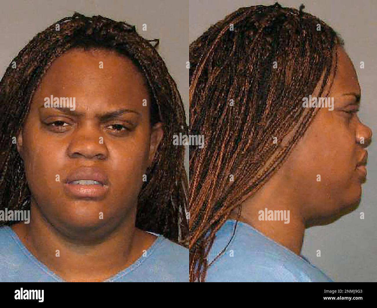 This undated photo combo provided by Caddo Correctional Center in