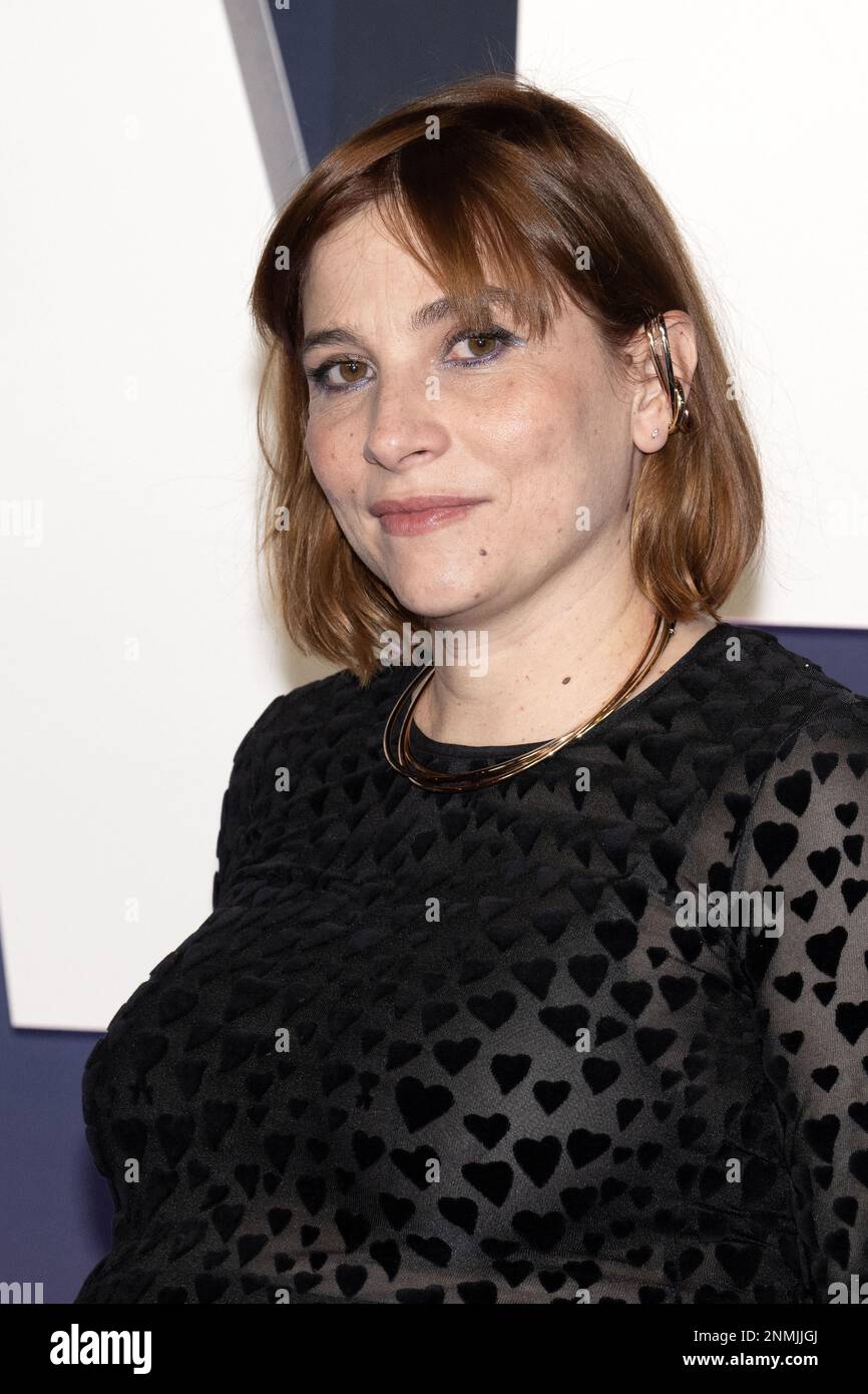 Emmanuelle Youchnovski arrives at the 48th Cesar Film Awards at L