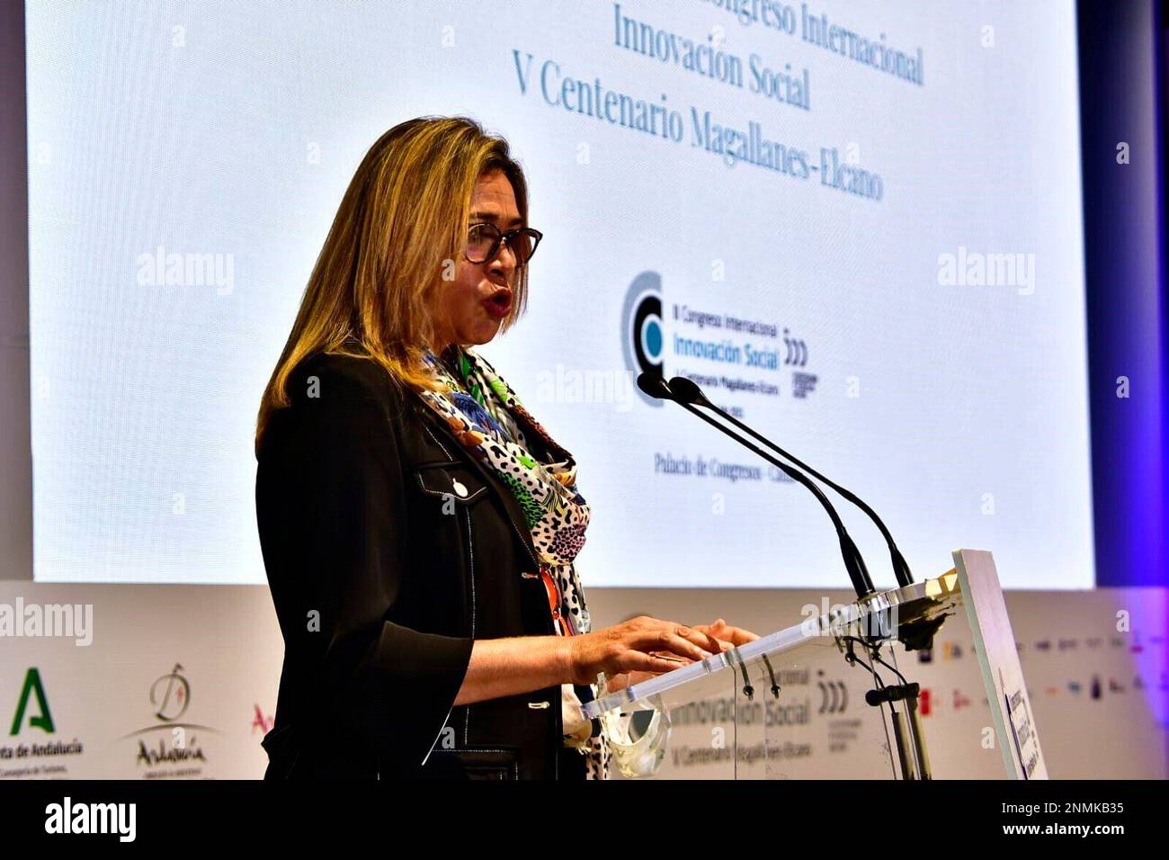 Conference of Ana Maria Garcia, from the Junta de Andalucia,