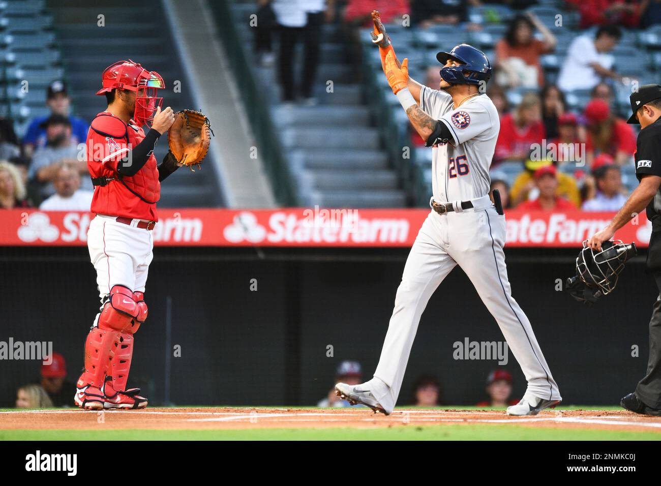 ANAHEIM, CA - SEPTEMBER 20: Houston Astros right fielder Jose Siri
