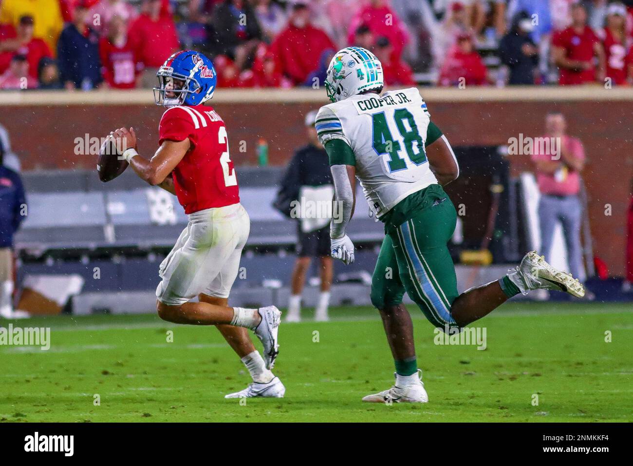 OXFORD, MS SEPTEMBER 18 Ole Miss Rebels quarterback Matt Corral