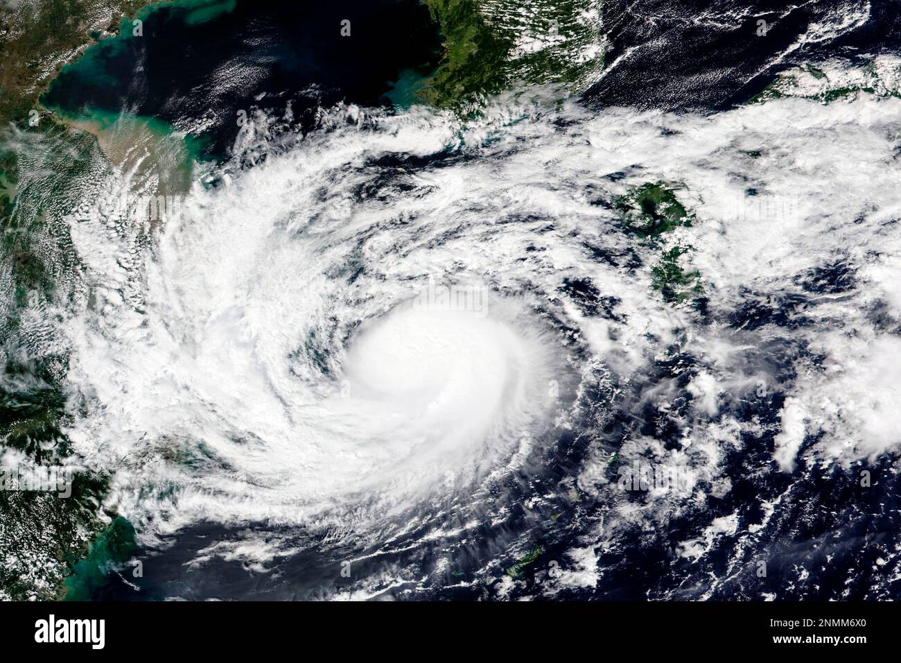 This Wednesday, Sept, 15, 2021, satellite image released by NASA shows ...