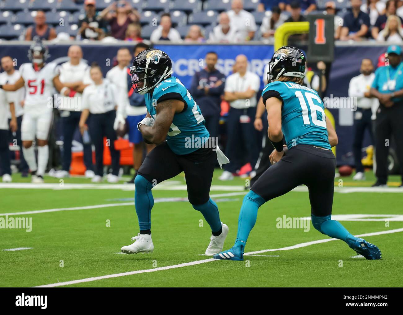 HOUSTON, TX - SEPTEMBER 12: Jacksonville Jaguars defensive back