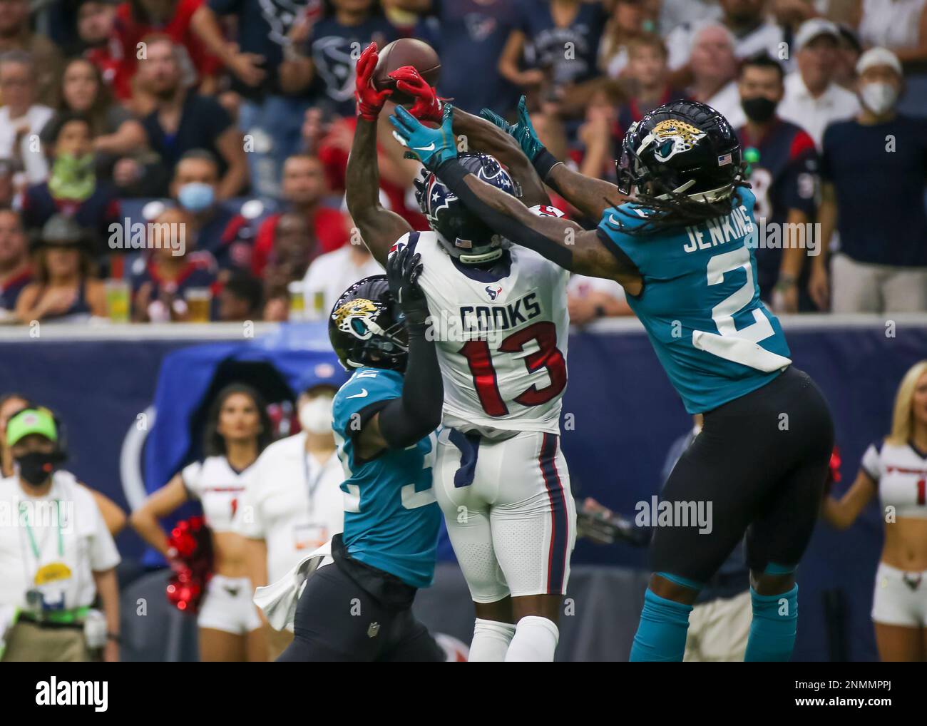 HOUSTON, TX - SEPTEMBER 12: Jacksonville Jaguars defensive back