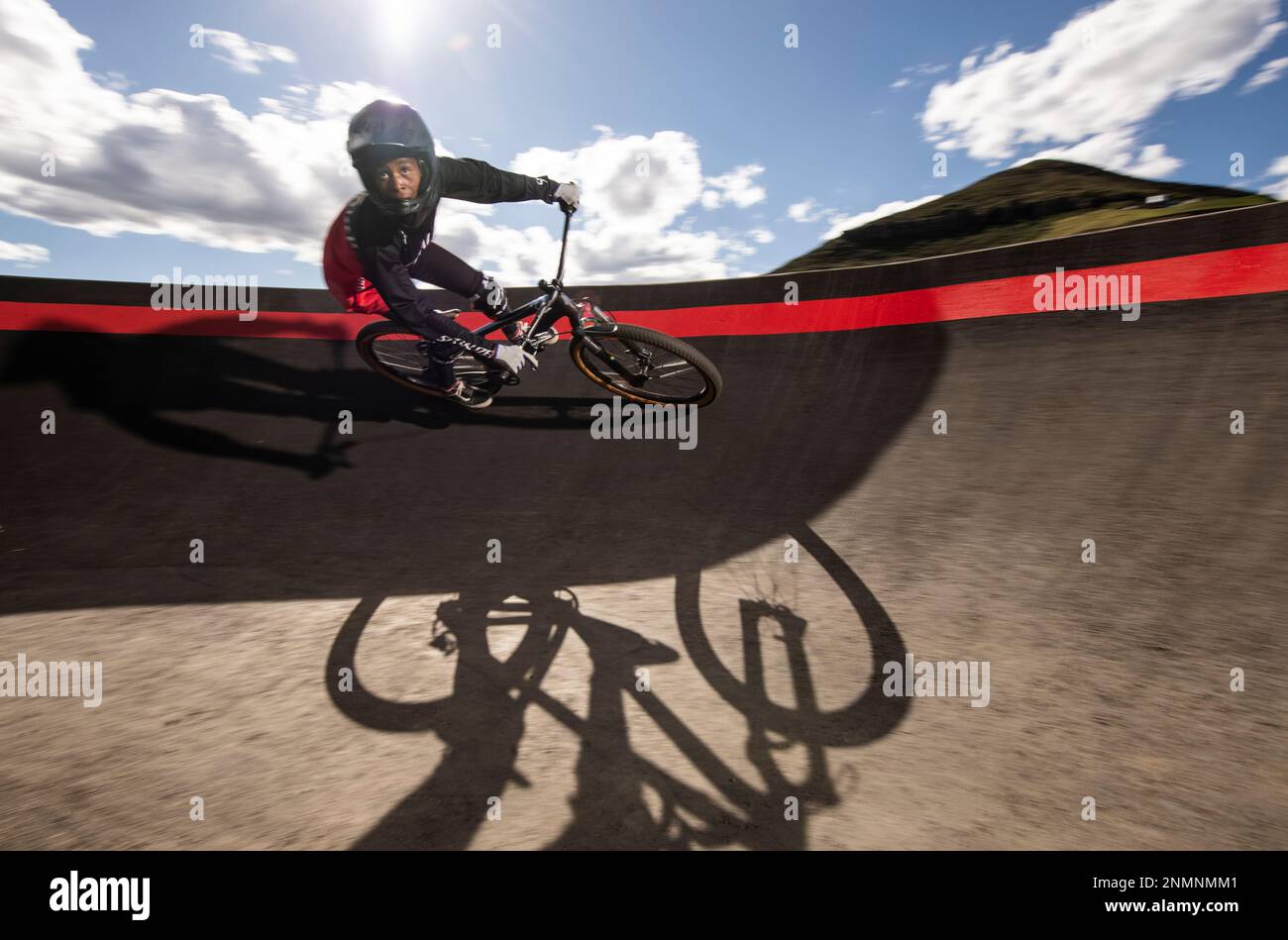 Growing up in Lesotho, Khothalang Leuta just wanted to be faster than the  boys, so she taught herself how to ride a BMX bike. As Leuta doesn't own a  bike, she has