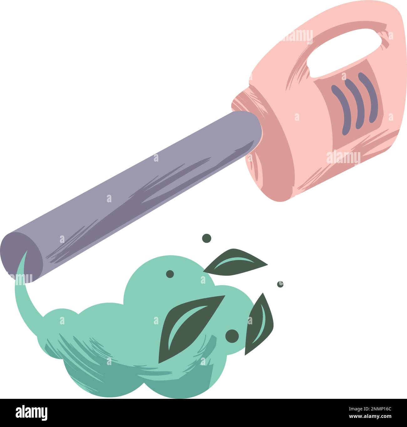 Leaf blower Stock Vector Images - Alamy